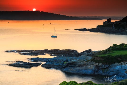 Sunset, Plymouth Sound, Devon