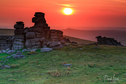 Sunset, Great Staple Tor, Dartmoor National Park