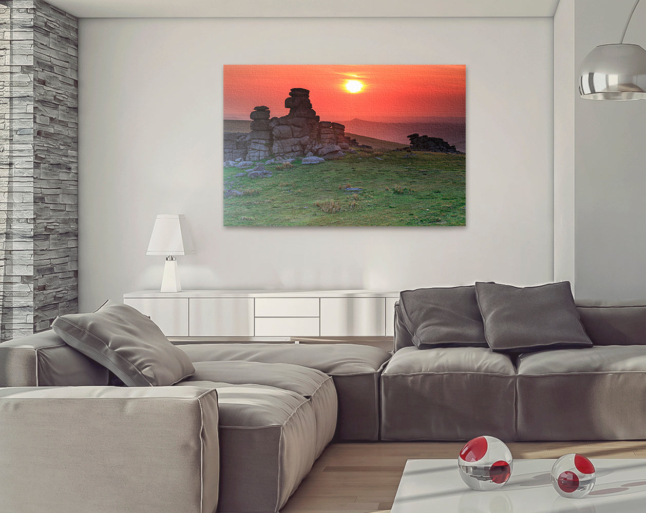 Sunset, Great Staple Tor, Dartmoor National Park