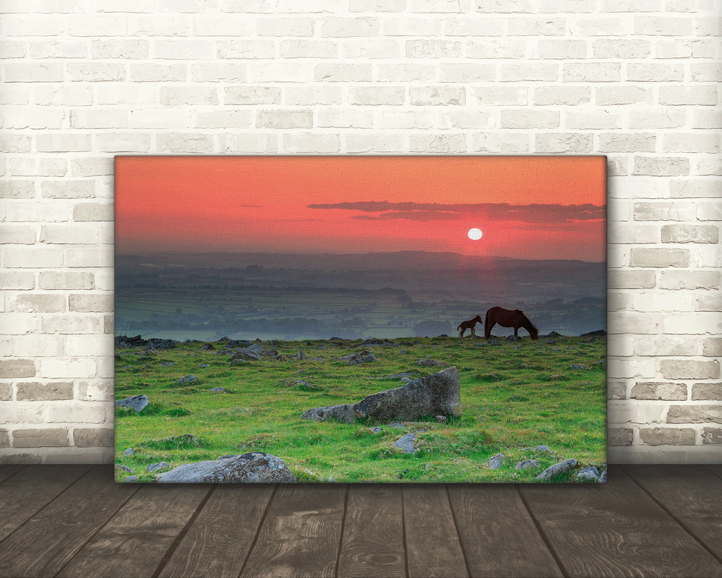 Sunset, Dartmoor National Park