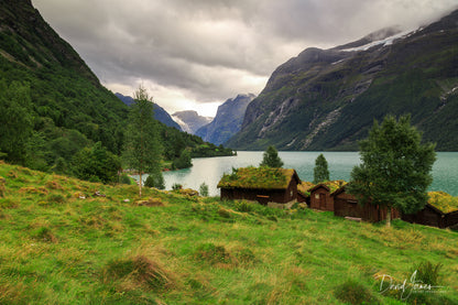 Riverscape, Lodalen Valley, Norway