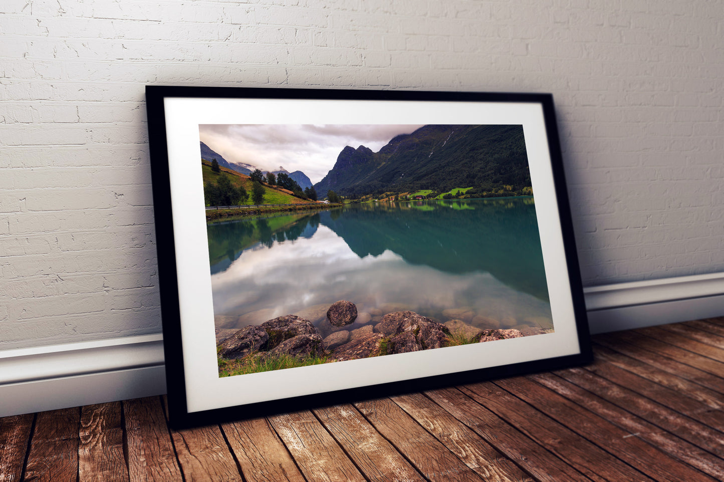 Riverscape, Lake Floen, Norway