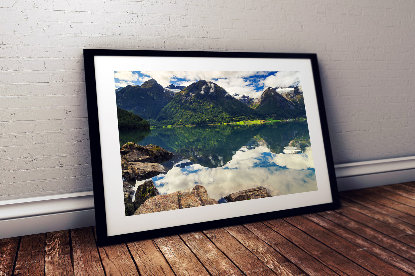 Riverscape, Strynevatnet Lake, Norway