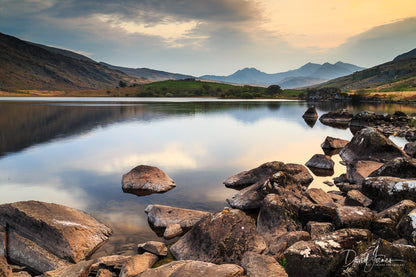 Sunset, Llynnau Mymbyr, Snowdonia National Park