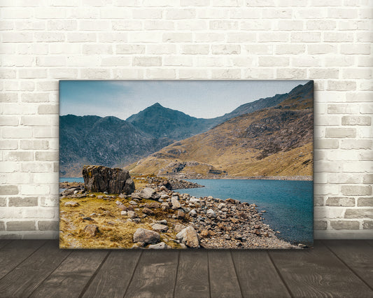 Digital download of Llyn Llydaw Snowdonia Wales mountain lake