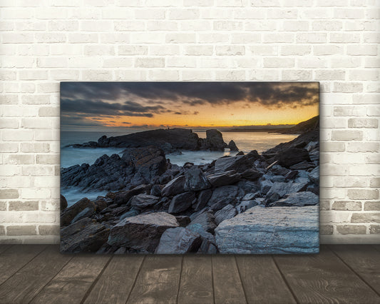 Whitsand Bay Cornwall sunset seascape digital download