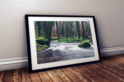 Dartmoor National Park river wall art digital download