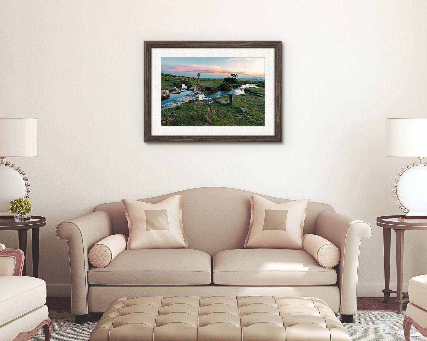 Granite cross moorland Dartmoor digital wall art