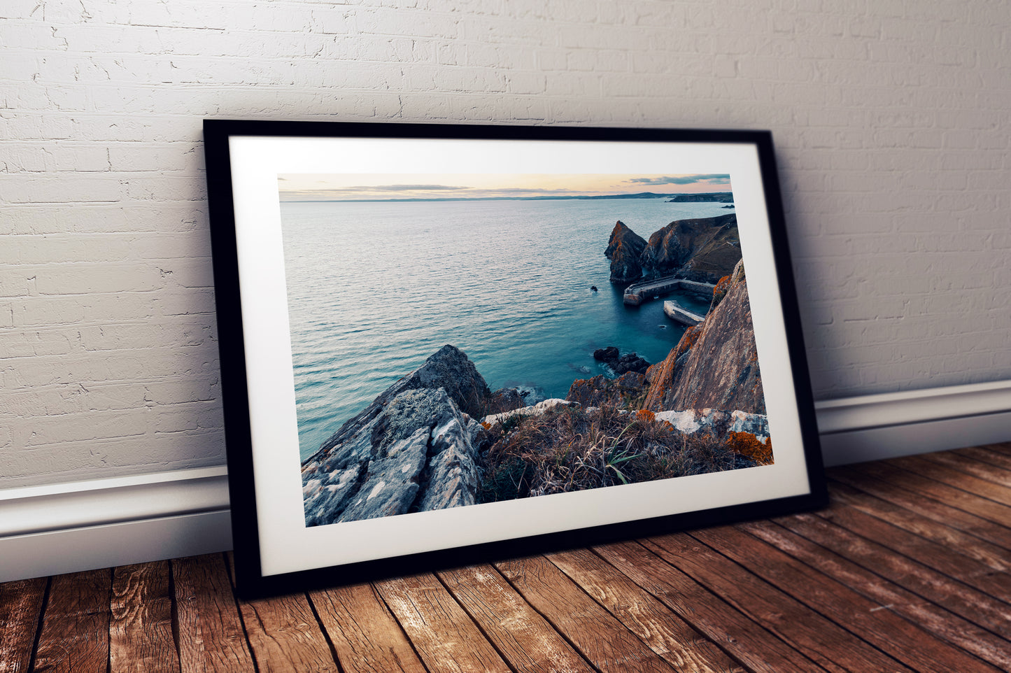 Mullion Cove sunset seascape digital download