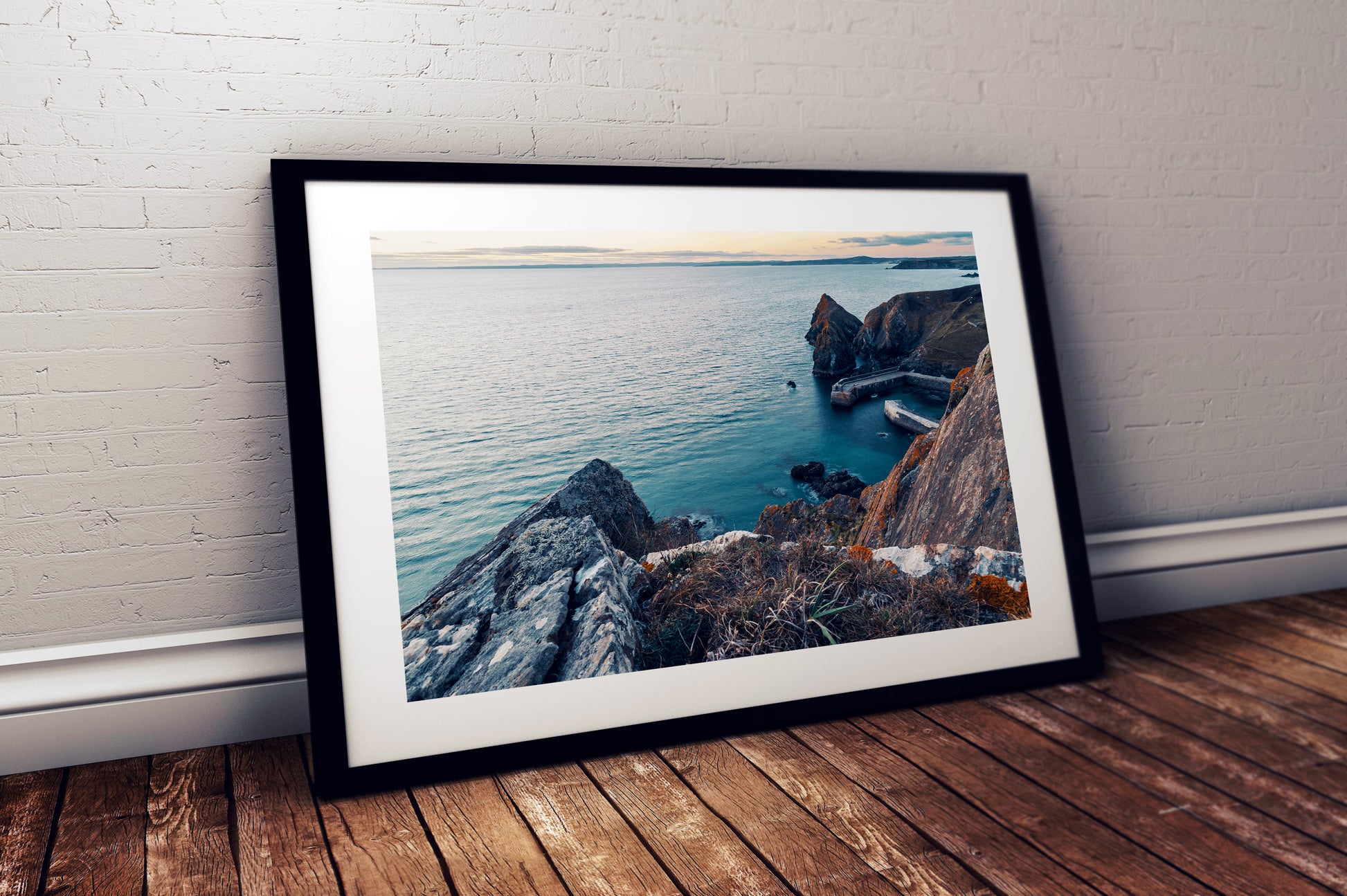 Mullion Cove sunset seascape digital download