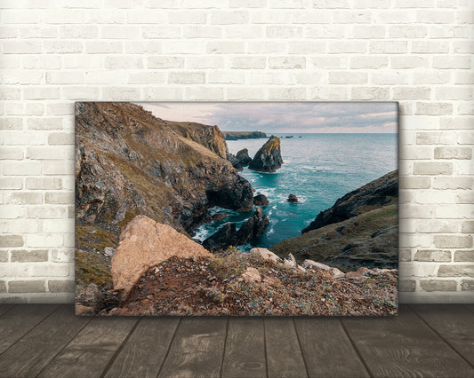 Kynance Cove Cornwall seascape cliffs photo