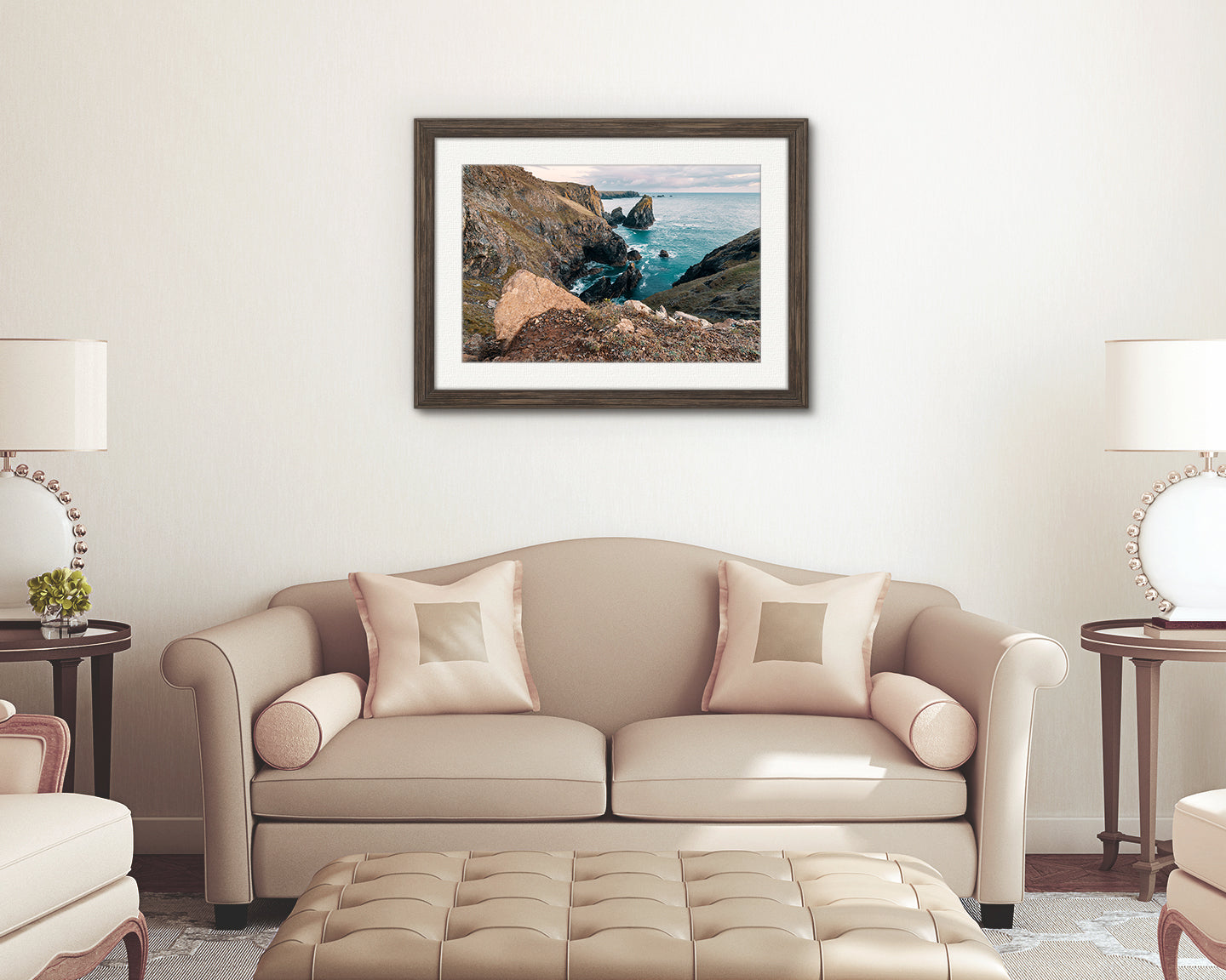 Kynance Cove iconic Cornish coastline print