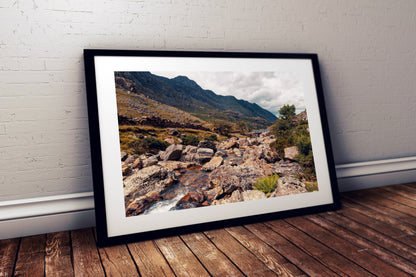 Rocky stream at Pen-y-Pass Wales