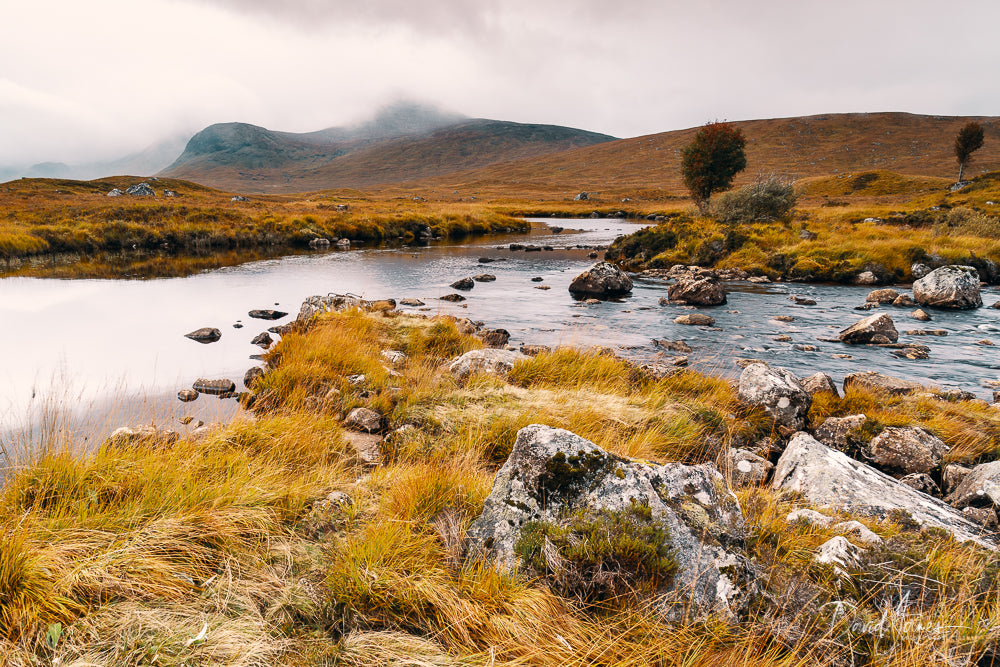 Riverscape, Loch Ba, Rannoch Moor, Scotland