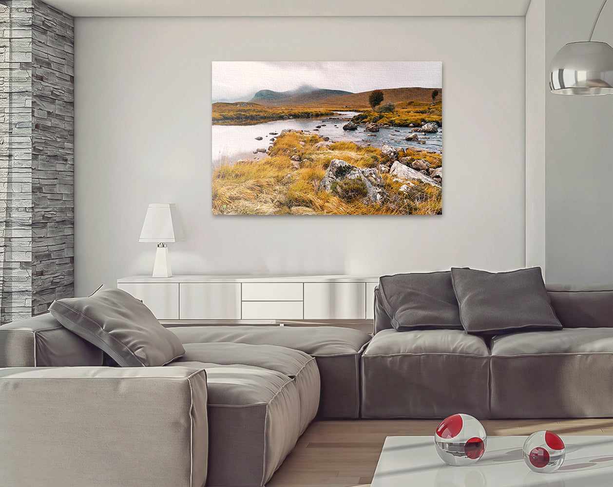 Riverscape, Loch Ba, Rannoch Moor, Scotland