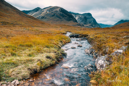 Riverscape, Glencoe Valley, Scotland