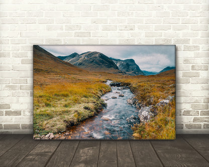 Riverscape, Glencoe Valley, Scotland