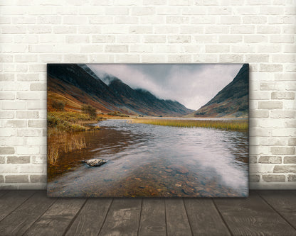 Riverscape, Loch Achtriochtan Glencoe, Scotland