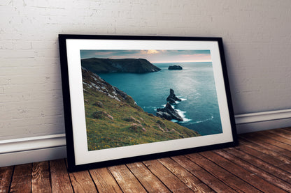 Atlantic Ocean view from Tintagel coastal path