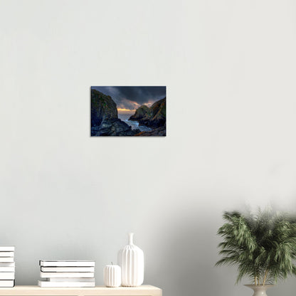 Cornwall canvas print of Mullion Cove’s untamed beauty