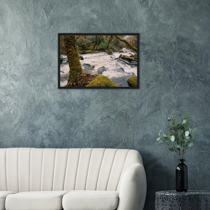 Shaugh Prior river energy captured in wall art