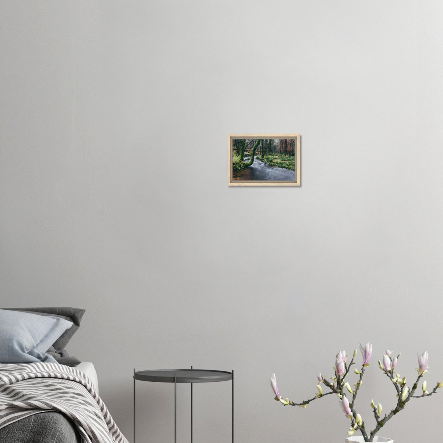 River Meavy weaving through Dartmoor forest wall art