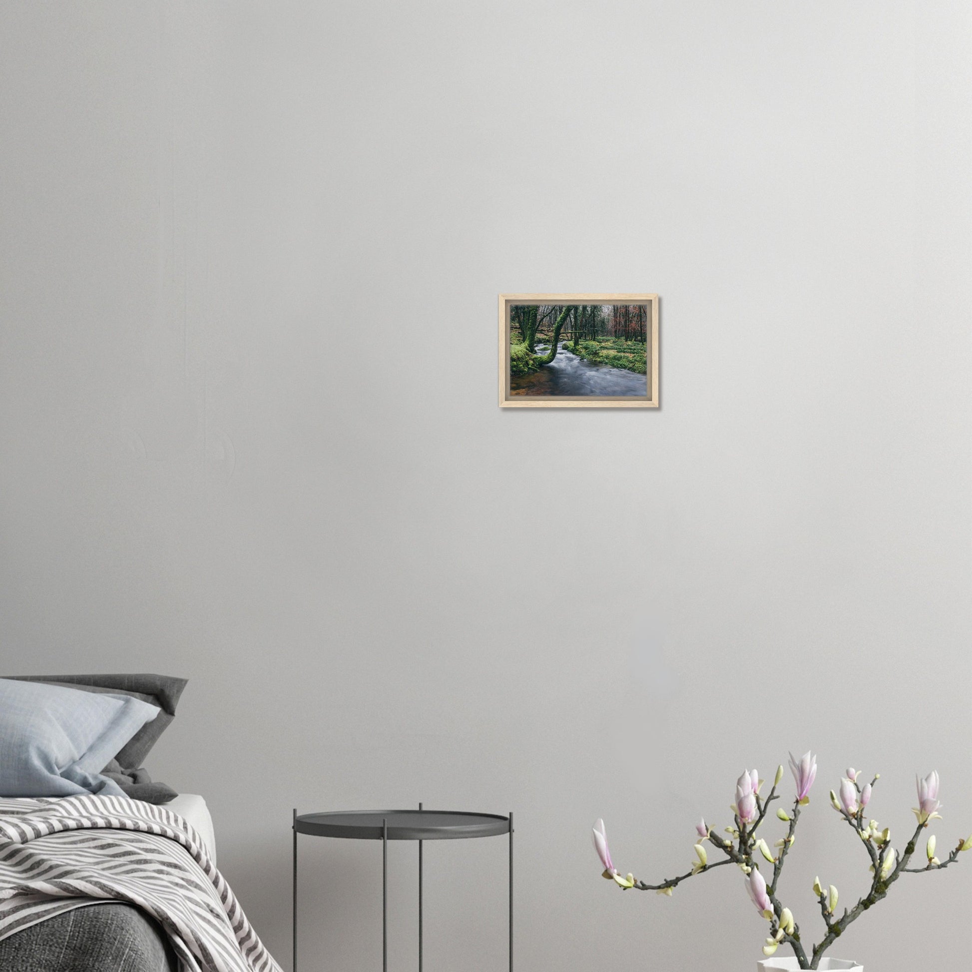 River Meavy weaving through Dartmoor forest wall art