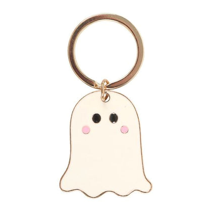 Cute ghost keyring with glow in the dark design for Halloween fans