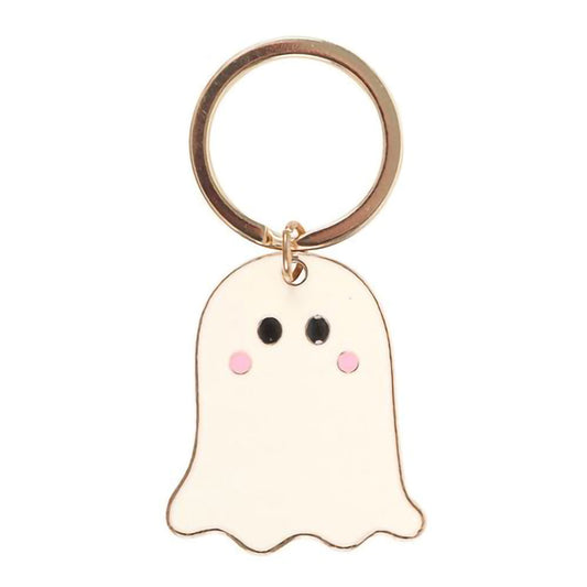 Cute ghost keyring with glow in the dark design for Halloween fans