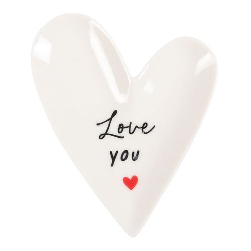 Keep rings, earrings, and other small treasures in one place with this charming heart-shaped trinket dish.